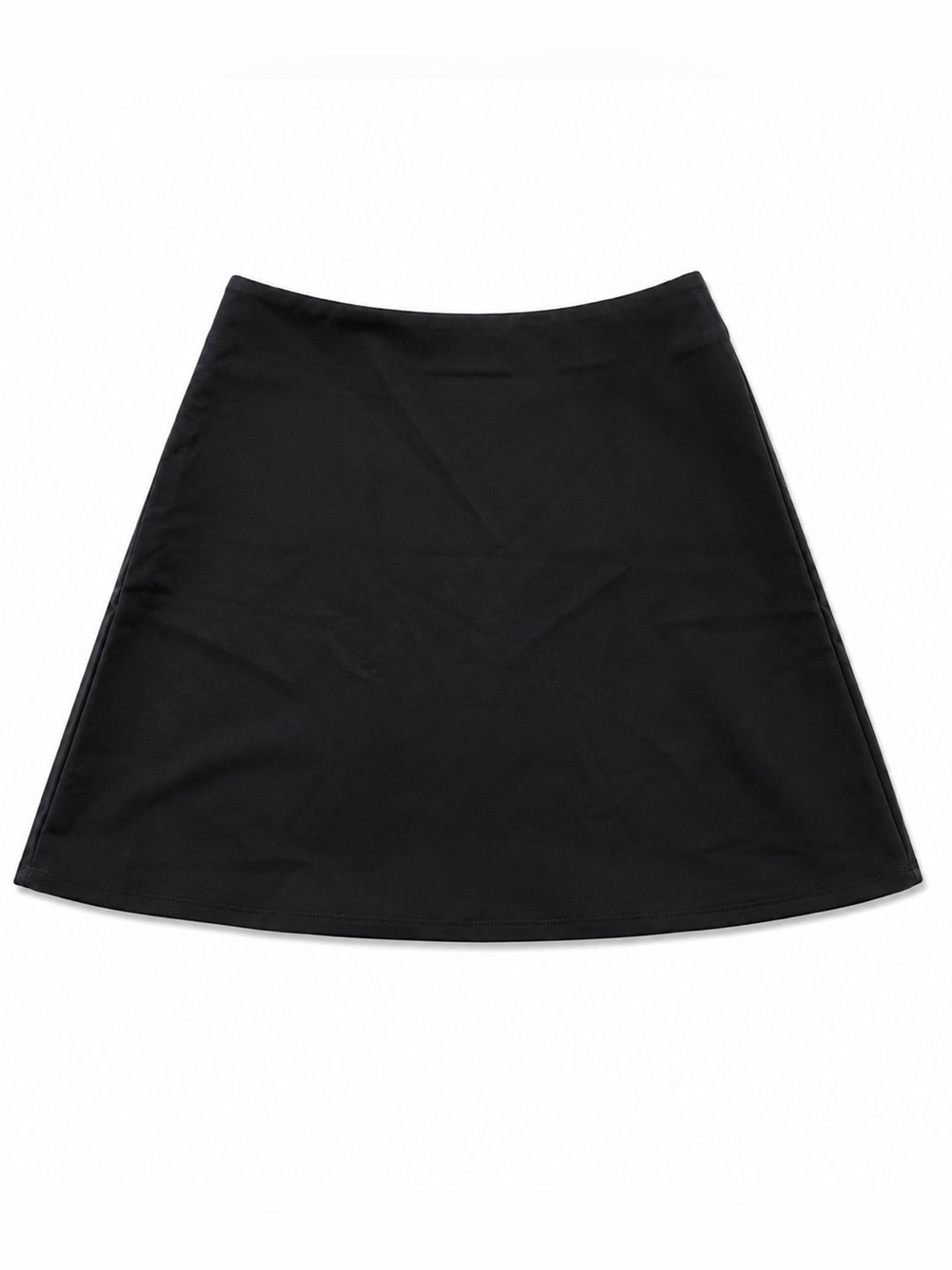 Meshki Black A-Line Mini Skirt